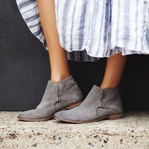 Free People Summit Suede Ankle Boot Size 6